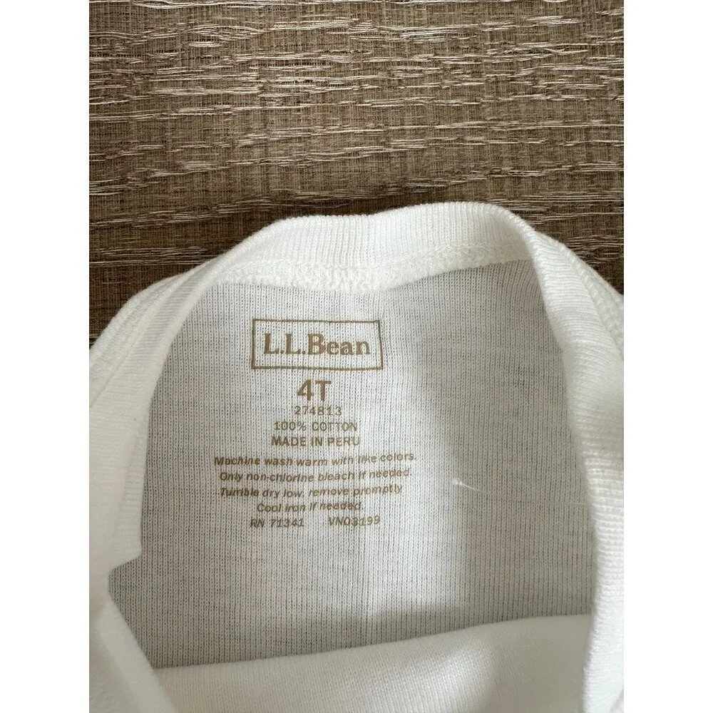 L.L. Bean White T-Shirt
